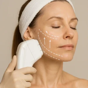Woman having HI-FU to reduce wrinkles call LA LIPO Rochdale Now!