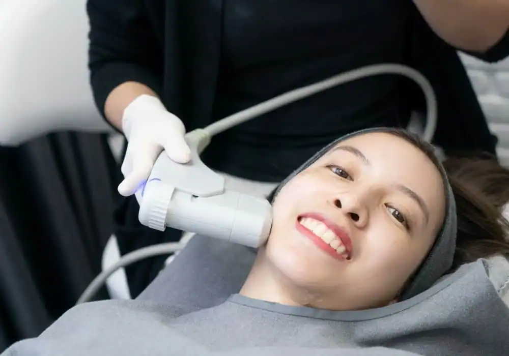 HIFU treatment Rochdale in progress